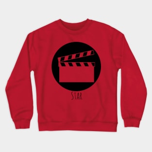 Clap Board - Star Crewneck Sweatshirt